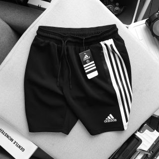 Quần short thun xịn, quần đùi cao cấp nam, Chất thun poly 2 da chính phẩm, khoá kéo zip size từ 50kg - 88kg