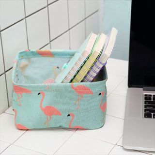 Giỏ vải đựng đồ cá nhân văn phòng xinh xắn, Hộp vải mini đựng quần áo đồ lót đồ chơi đa năng đồ tiện dụng
