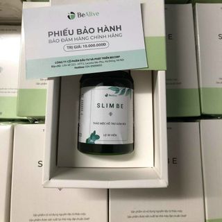 Giảm cân slimbe chính hãng  kèm phiếu bảo hành - mua thùng giá đẹp