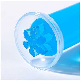 Gel thơm khử mùi diệt khuẩn toilet, Gel dính bồn cầu làm sạch lavabo dạng thạch hình bông hoa có 6 mùi thơm, hoa khử mùi