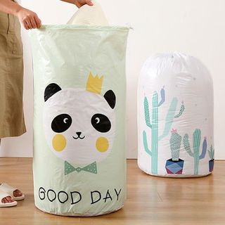 Túi đựng chăn màn túi đựng quần áo mền gối cỡ lớn 135L dây rút nhựa Peva chống thấm ẩm mốc bụi bẩn cực tốt