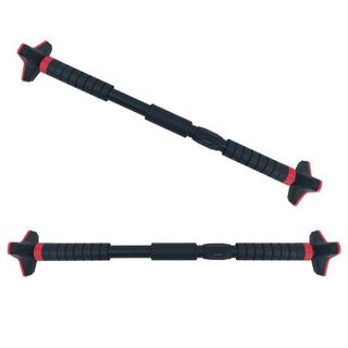 SP029-Xà đơn treo tường gắn cửa cao cấp 3 cạnh có chốt chống xoay tải trọng lên đến 200kg độ dài tùy chỉnh từ 92 đến 130cm