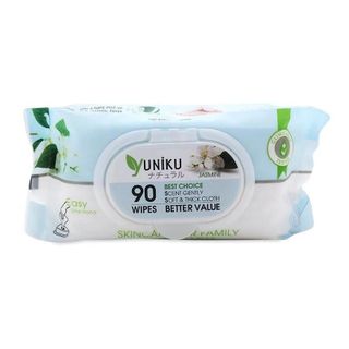 KHĂN ƯỚT YUNIKU XANH NGỌC (90 TỜ)