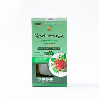 BÚN KHÔ CHÙM NGÂY (HỘP 300GRAM) - BÚN HỮU CƠ TỐT CHO SỨC KHỎE