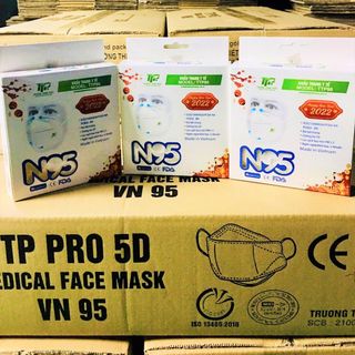 [THÙNG/40 HỘP] KHẨU TRANG KN95 TTP KHÔNG VAN