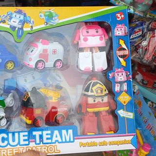 ĐỒ CHƠI HỘP ROBOT POLI PẮP RÁP LỚN