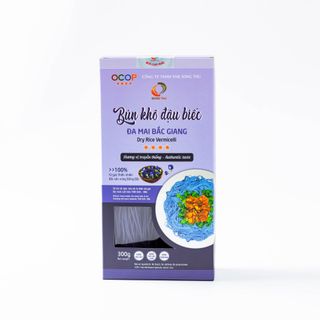 BÚN KHÔ ĐẬU BIẾC (HỘP 300GRAM) - BÚN KHÔ NGŨ SẮC
