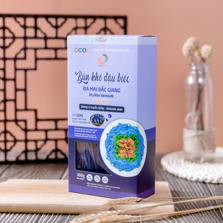 BÚN KHÔ ĐẬU BIẾC (HỘP 300GRAM) - BÚN KHÔ NGŨ SẮC