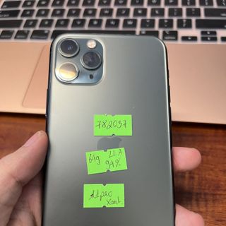 iPhone 11 pro 64GB xanh QT likenew pin cao 9x% Bảo Hành 12Tháng 1 đổi 1