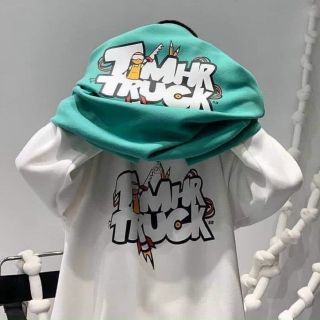 Áo sweater thun nỉ in TRUCK from dưới 75kg