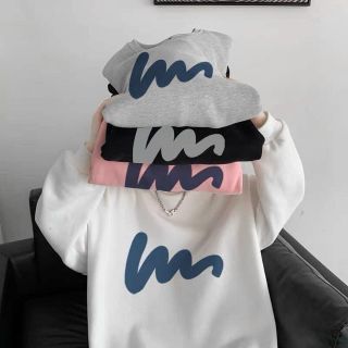 Áo sweater sóng chất thun nỉ dày mịn form dưới 75kg