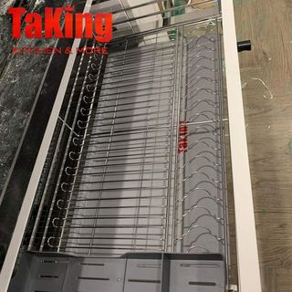 Kệ xoong nồi nan dẹt SUS304 cánh kéo TaKing