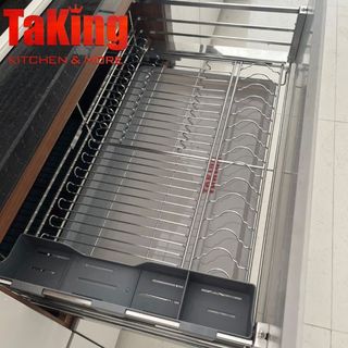 Kệ xoong nồi nan dẹt SUS304 cánh kéo TaKing
