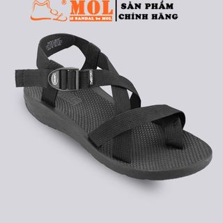Sandal nam Vento quai chéo NV65B màu đen