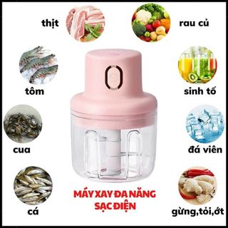 Máy xay tỏi ớt đa năng bằng điện, tích điện giá sỉ