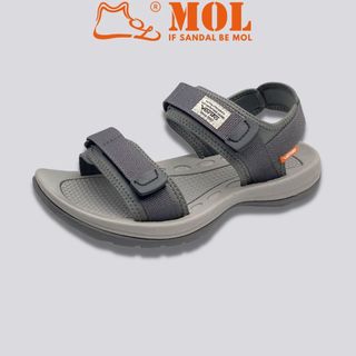 Giày sandal nam Vento 2 quai ngang SD7939G màu xám giá sỉ