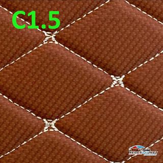 [PHỤ LIỆU MAY] Da carbon 1 chỉ lót sàn 5D dành cho xe ô tô DÀY 10MM; dùng may sàn ô tô