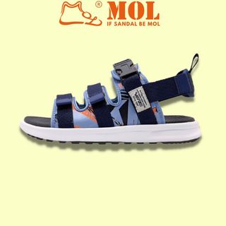 Sandal nữ Vento 3 quai ngang NB126XD màu xanh dương giá sỉ