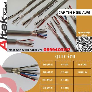 Cáp tín hiệu AWG chống nhiễu giá sỉ toàn quốc