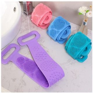 DÂY CHÀ LƯNG SILICONE TẨY TẾ BÀO CHẾT GIÚP LƯU THÔNG MÁU, DÂY TẮM CHÀ LƯNG 2 MẶT SILICONE ĐÀI LOAN