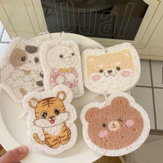 Miếng rửa chén, bọt biển rửa chén hình thú xinh xắn, cute