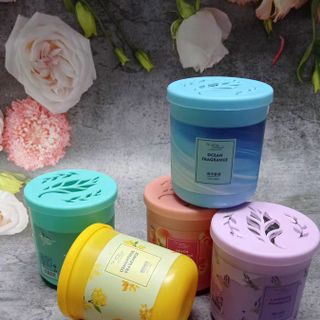 Sáp thơm phòng khử mùi phòng ngủ , tủ quần áo nhà vệ sinh toilet ô tô với mùi hương tự nhiên - Hũ 260g - Sáp thơm hũ lớn giá sỉ