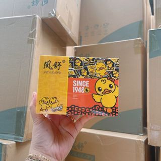 Hộp Khăn Giấy Rút Khô 300 Tờ Hình Vịt Duck