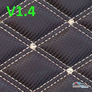 [PHỤ LIỆU MAY] Da carbon 2 chỉ lót sàn 5D dành cho xe ô tô DÀY 10mm; dùng may sàn ô tô
