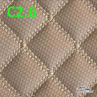 [PHỤ LIỆU MAY] Da carbon 2 chỉ lót sàn 5D dành cho xe ô tô DÀY 10mm; dùng may sàn ô tô