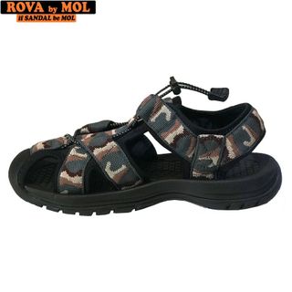 Sandal nam Rova bít mũi RV626Br màu camo nâu