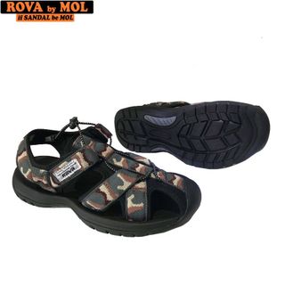 Sandal nam Rova bít mũi RV626Br màu camo nâu