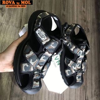 Sandal nam Rova bít mũi RV626Br màu camo nâu