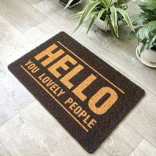 Thảm lau chùi chân nhập khẩu vòng lụa  kích thước 40x60cm