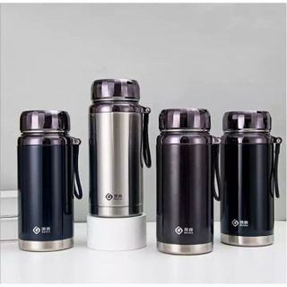 Bình đựng nước giữ nhiệt mini cute 1000ml - 1500ml phích ủ pha trà có lưới lọc giu nhiet nóng lạnh inox 304 cao cấp BAOL