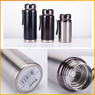 Bình đựng nước giữ nhiệt mini cute 1000ml - 1500ml phích ủ pha trà có lưới lọc giu nhiet nóng lạnh inox 304 cao cấp BAOL