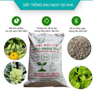 Đất trồng cây - Đất sạch dinh dưỡng đổ ra trồng ngay thương hiệu 3DG