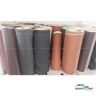 [PHỤ LIỆU MAY] Da carbon dùng bọc trần ô tô 5D dùng cho xe hơi; dùng may trần ô tô.