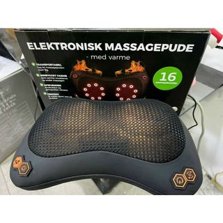 Gối Massage hồng ngoại 8 bi và 16 bi xoay đảo chiều Elektronisk Massagepude giá sỉ
