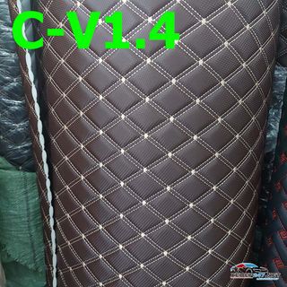 [PHỤ LIỆU MAY] Da carbon dùng bọc trần ô tô 5D dùng cho xe hơi; dùng may trần ô tô.