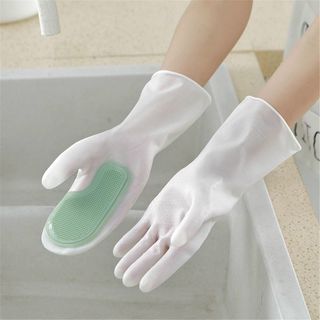 Găng tay rửa chén silicon tạo bọt