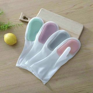 Găng tay rửa chén silicon tạo bọt