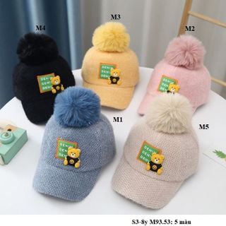 Mũ lưỡi trai gấu S3-8y M93.53