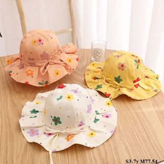 Mũ vành tròn hoa S3-5y M77.54