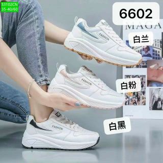 Giày thể thao nữ chất da mềm êm chân S3102