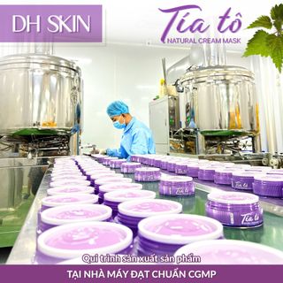 Kem mặt nạ tía tô DH Skin dưỡng trắng da giảm thâm nám