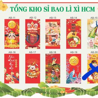 Combo 1000 cái Bao lì xì tết 2023, bao lì xì truyền thống giá chỉ 280.000 được chọn tối đa 20 mẫu