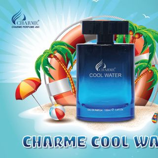 Nước Hoa Nam Thơm Lâu CHARME COOL WATER Hương Thơm Mạnh Mẽ Thanh Lịch Cho Các Quý Ông 100ml