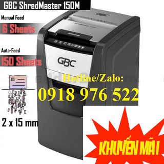 Máy hủy tài liệu GBC Shredmaster 150M (máy hủy tự động)