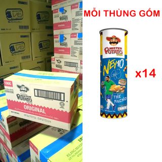 Khoai tây chiên Mister Potato x Neymar vị nướng 100g nhập khẩu Malaysia An Gia Sweets Snacks