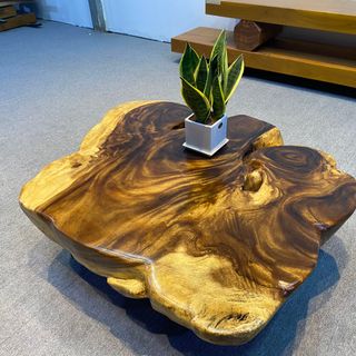 BÀN SOFA VÂN GỖ ME TÂY KIỂU DÁNG ĐẸP DÀY 10 CM